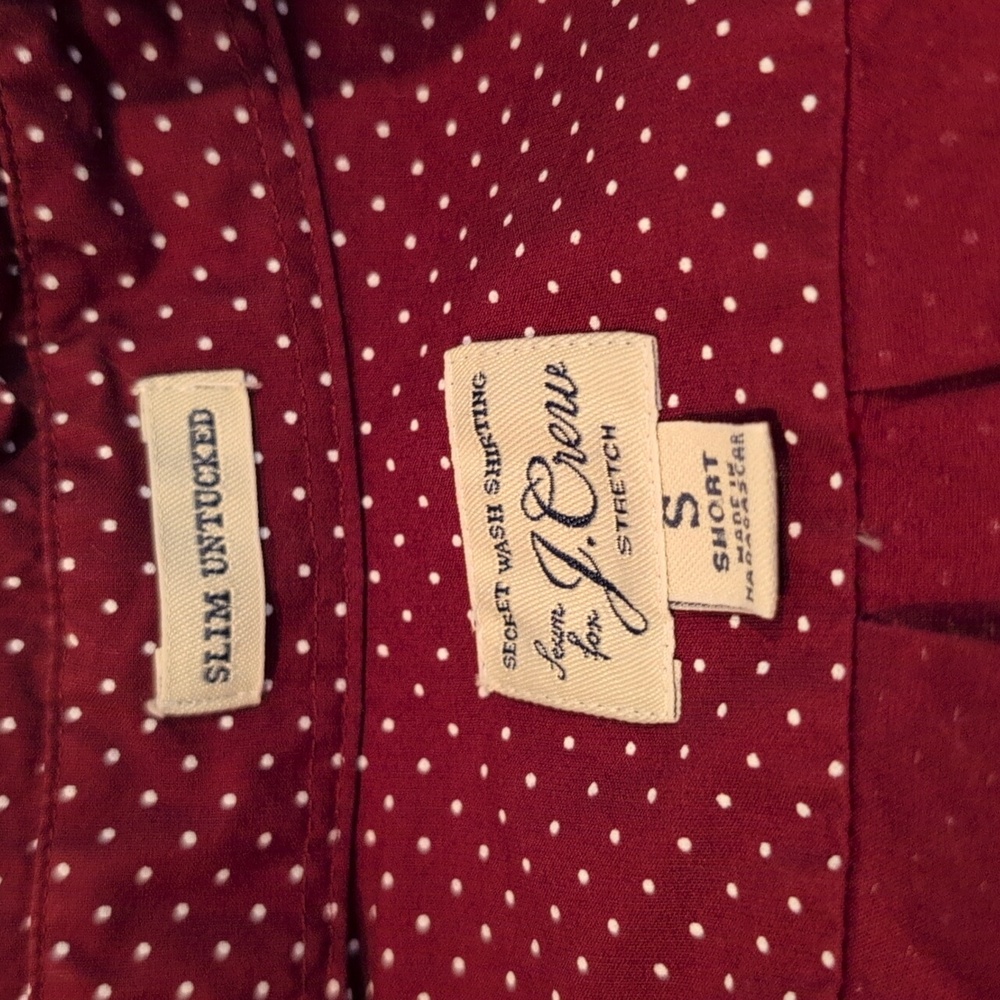 J. Crew Men's Small Slim Untucked Long Sleeve Button Down Shirt Style #K4099 - Picture 2 of 13